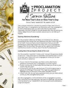 Sermon-Outline-New-Year - Christian Church (Disciples of Christ)